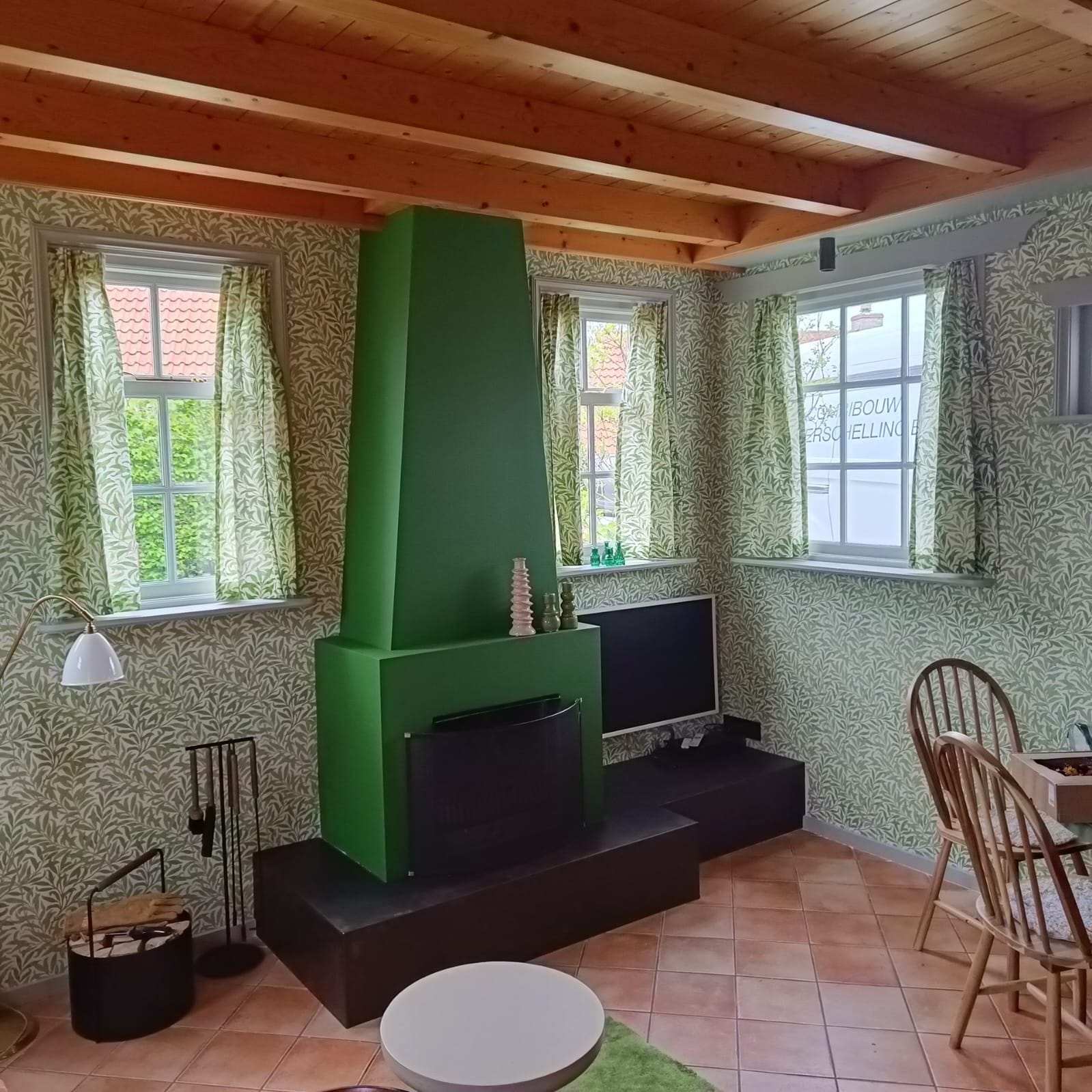 Gordijnen geplaatst bij eilandhuis Sien op Terschelling – foto 1